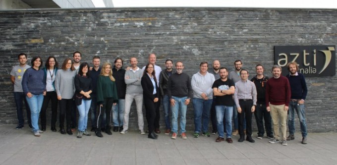 Participants at HF radar 
                 meeting in Bilbao