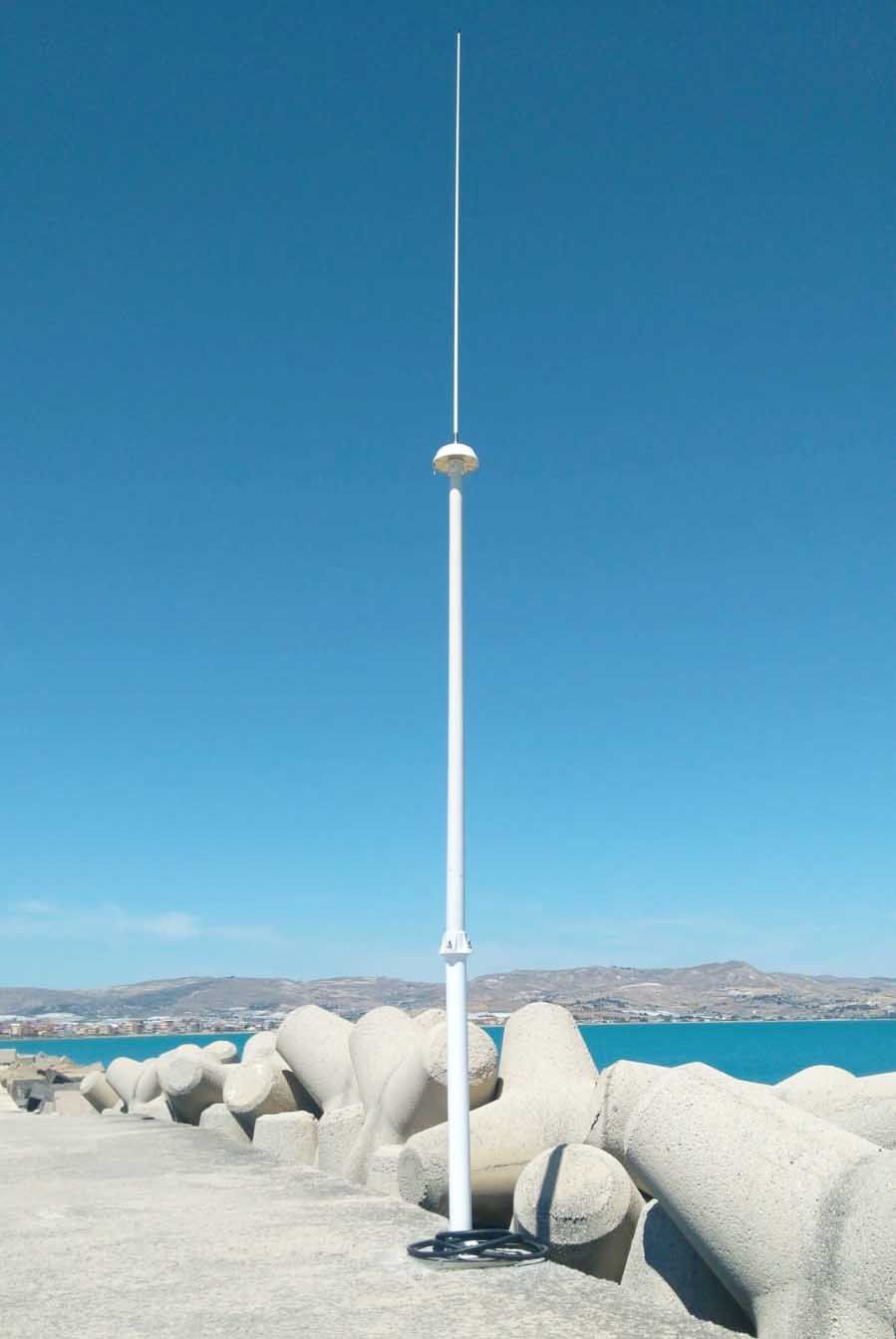 HF radar station in Licata harbour.
